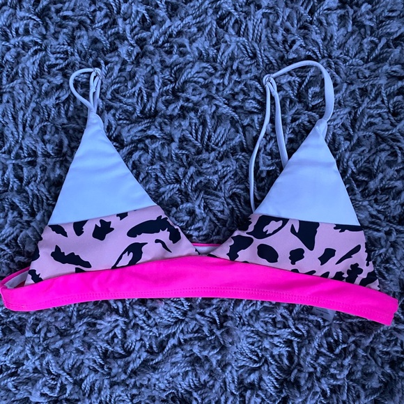 cheetah swimsuit top